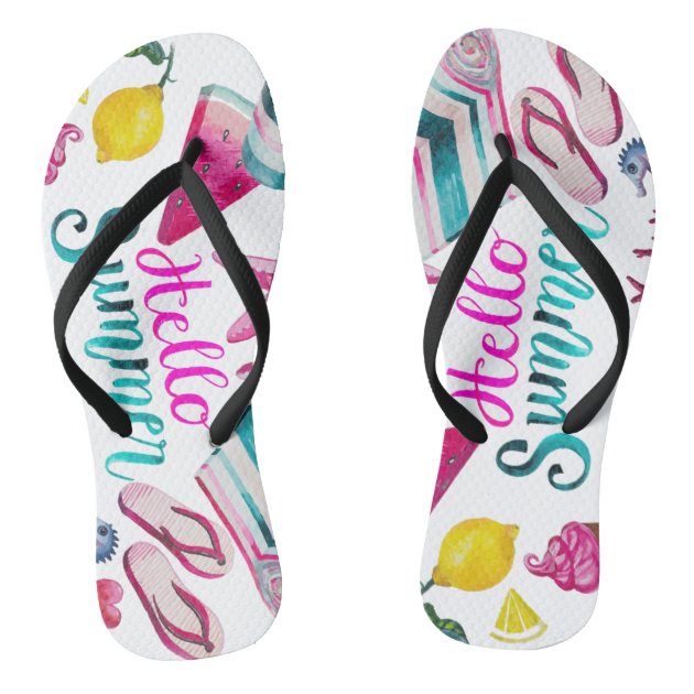 tongs flip flops Zazzle