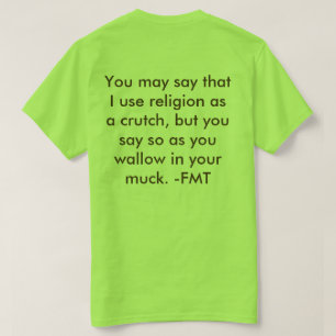 Tongue-in-Cheek Christianity T-Shirt