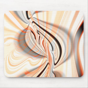 'Tongue' in smooth color texture with curve design Mouse Pad