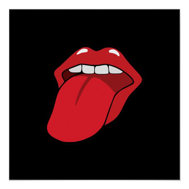 Tongue Out Poster (Front)