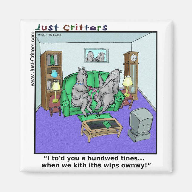 Tongue-Tied Magnet (Front)