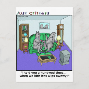 Tongue-Tied Postcard