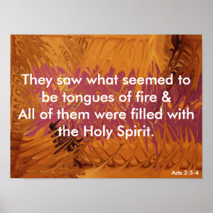 Tongues of Fire - Versed Poster