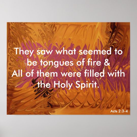 Tongues of Fire Versed Poster