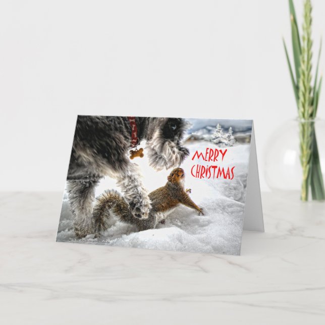 Toni and Lena Merry Christmas Holiday Card (Front)