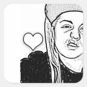 tonian square sticker