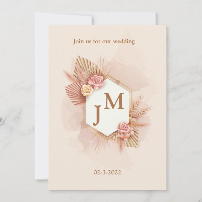 Tonight is the night of Eid, marriage, love and lo Invitation (Front)