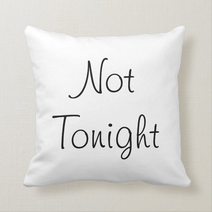 kitson tonight not tonight pillow