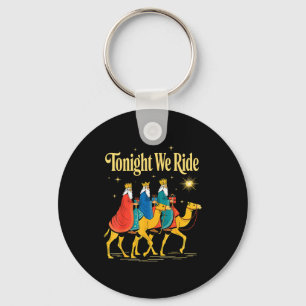 Tonight We Ride Christmas, 3 Wise Men, Christian C Keychain