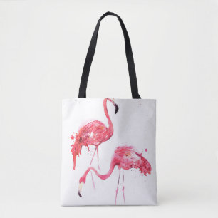 toning vintage under palm trees against a blue sky tote bag