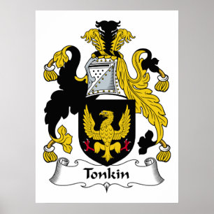 Tonkin Family Crest Poster