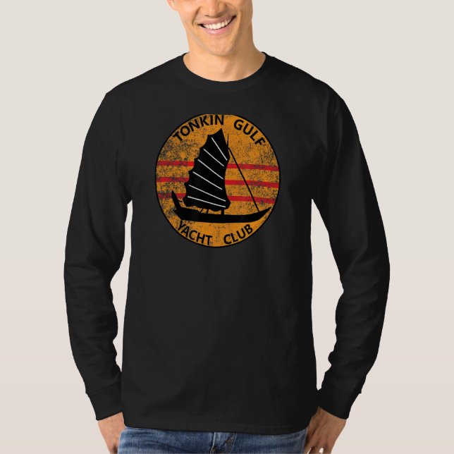 Tonkin Gulf Yacht Club 7th Fleet Vietnam Veteran P T-Shirt (Front)