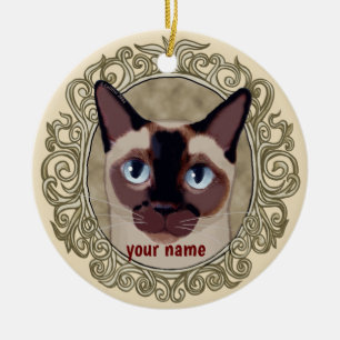Tonkinese Cat ornament