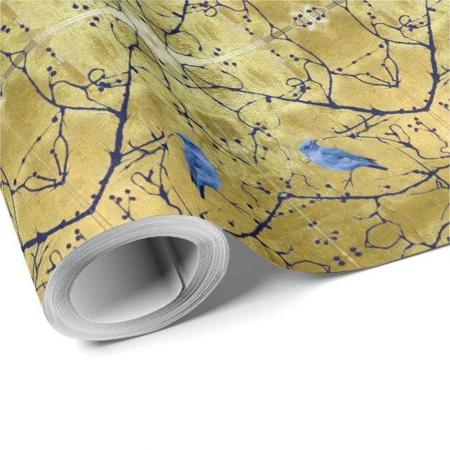 Tonkinson Birds - Bluebird XL gift wrap (Roll Corner)
