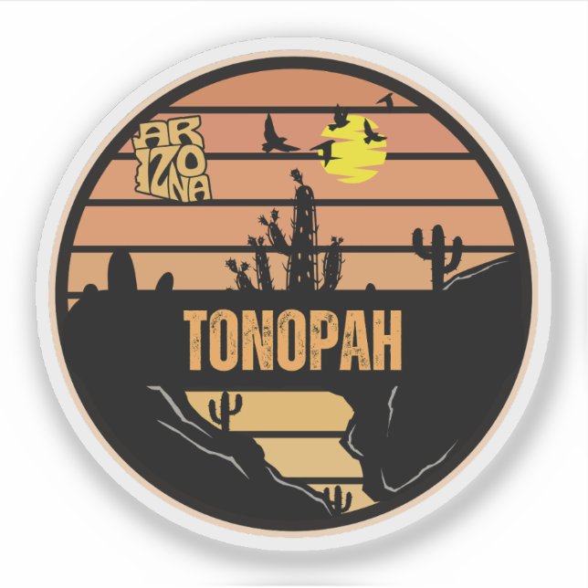 Tonopah, Arizona Sticker (Front)