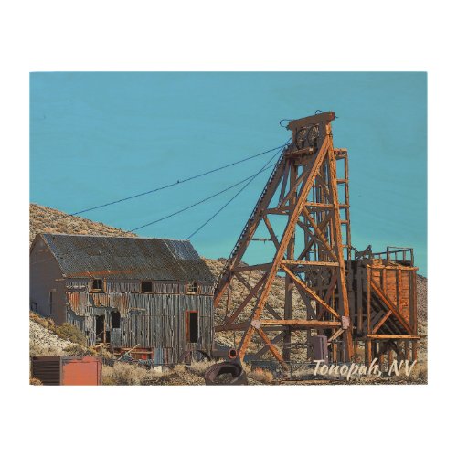 Tonopah Nevada  Wood Wall Art