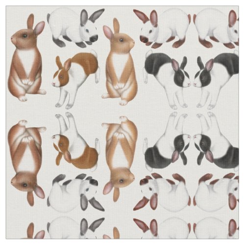 Tons of Buns Rabbit Fabric