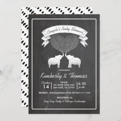 Tons of Love Neutral Gender Couples Baby Shower Invitation
