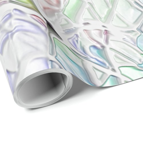 Tons prola ou peas coloridas ao creme wrapping paper