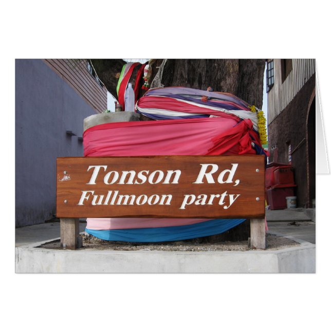 Tonson Rd. Fullmoon Party, Koh Phangan, Thailand (Front Horizontal)