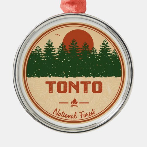 Tonto National Forest Metal Ornament