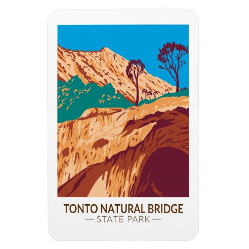 Tonto Natural Bridge State Park Arizona Vintage  Magnet