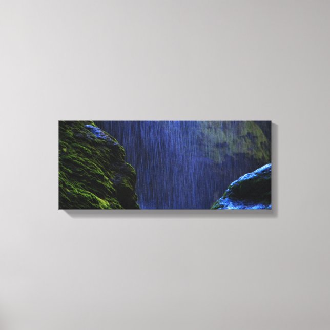 tonto natural bridge waterfall canvas print (Front)