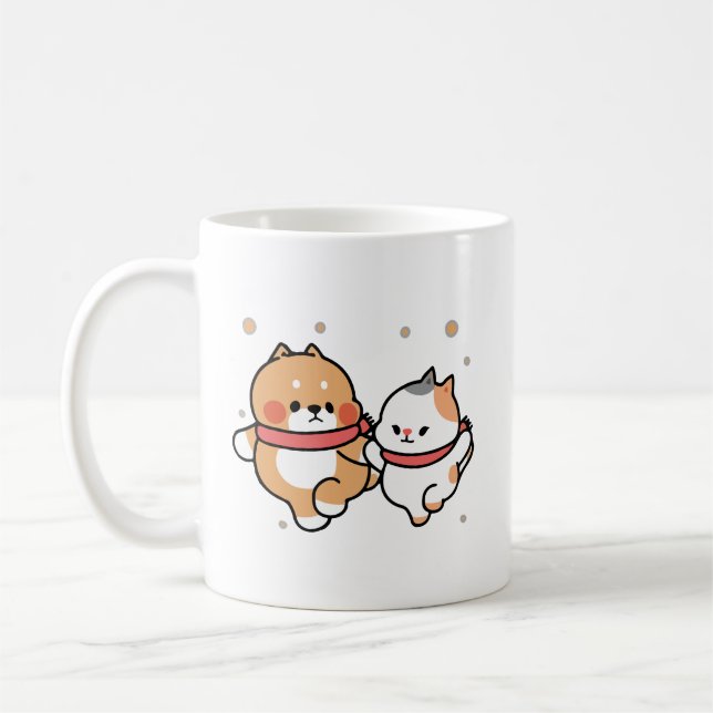 Tonton Friends, yuta and bella  Coffee Mug (Left)