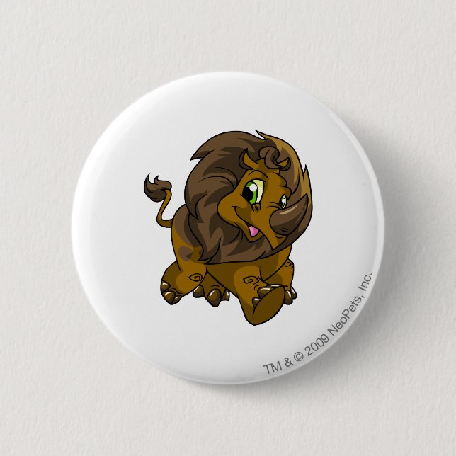 Tonu Brown Pinback Button (Front)