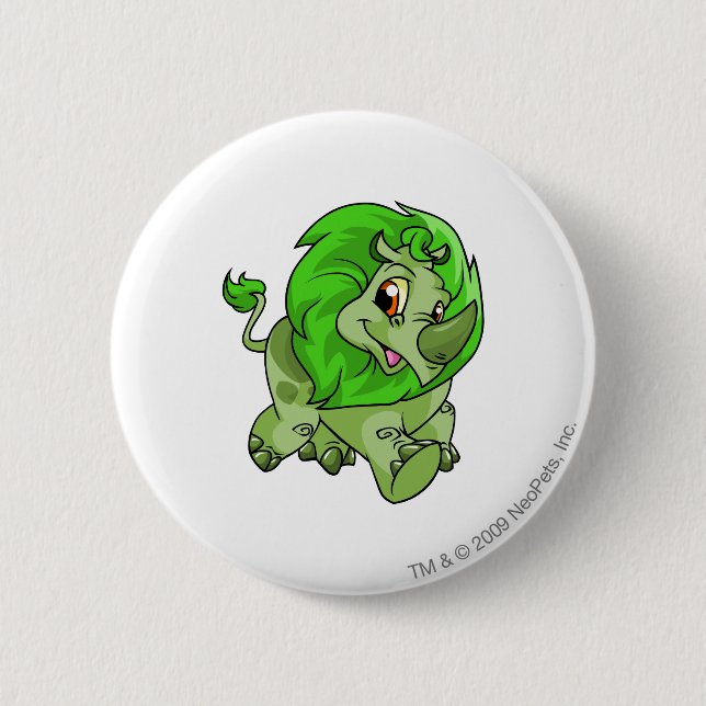 Tonu Green Pinback Button (Front)