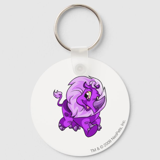 Tonu Purple Keychain (Front)