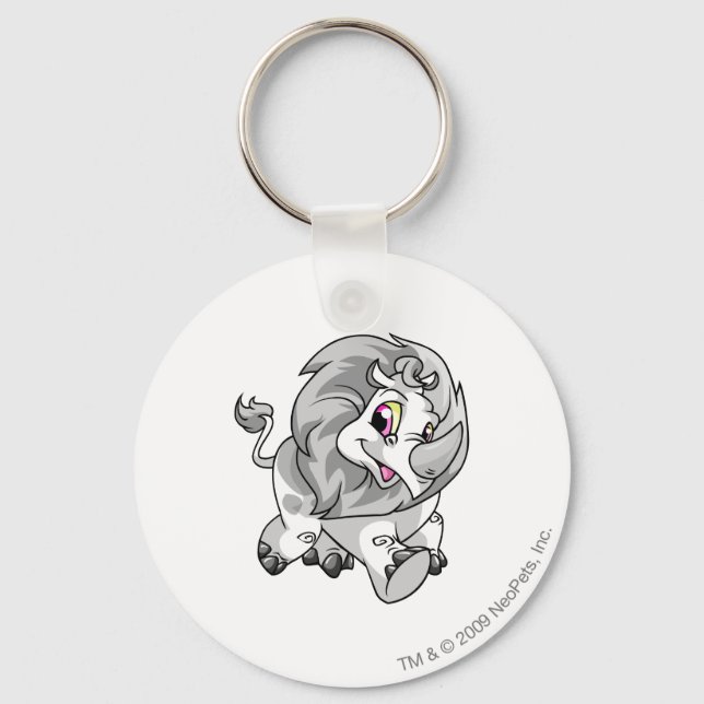 Tonu White Keychain (Front)