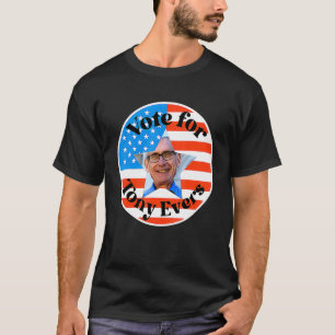 Tony Evers for Wisconsin Governor 2022 Campaign Vi T-Shirt