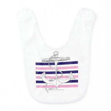 Tony Fernandes 6 mix stripe anchor Bib Tony Fernandes 6 mix stripe anchor Bib