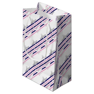Tony Fernandes 6 mix stripe anchor Small Gift Bag Tony Fernandes 6 mix stripe anchor Small Gift Bag