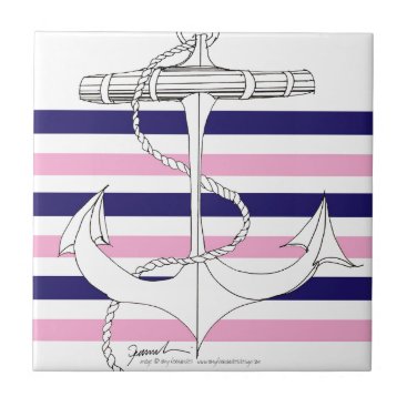 Tony Fernandes 6 mix stripe anchor Tile Tony Fernandes 6 mix stripe anchor Tile