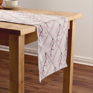 tony fernandes's antique blossom 5 short table runner