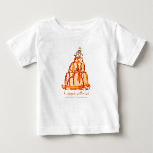 tony fernandess kumquat jello cat baby T_Shirt