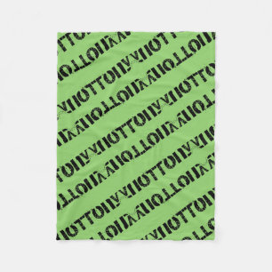 Tony from Orphan Black mirror pattern block letter Fleece Blanket