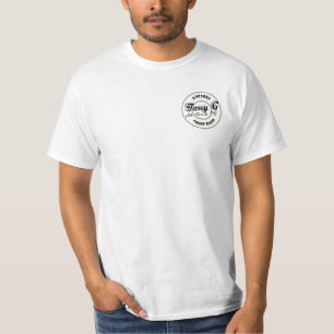 Tony G small logo men's white T-shirt