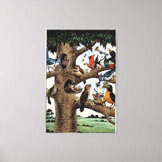 Tony Millionaire Singing Birds Canvas Art Print