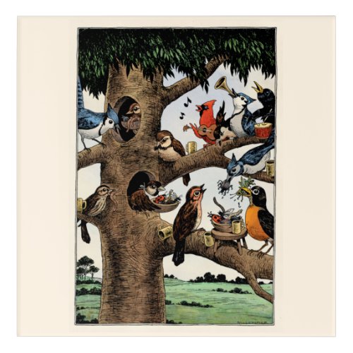 Tony Millionaire Singing Birds Canvas Art Print