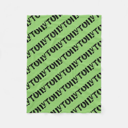 Tony Orphan Black characterblock letters pattern Fleece Blanket