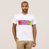 Tony periodic table name shirt (Front Full)