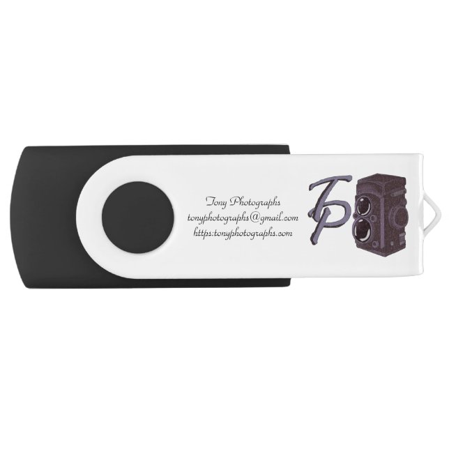 Tony photographs flash drive (Front)