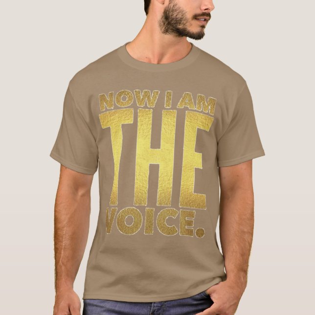 Tony Robbins Motivation Now I Am The Voice Oversiz T-Shirt (Front)