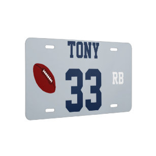 silver plated license plates zazzle