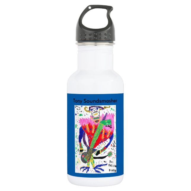 Tony Soundsmasher Water Bottle (Front)
