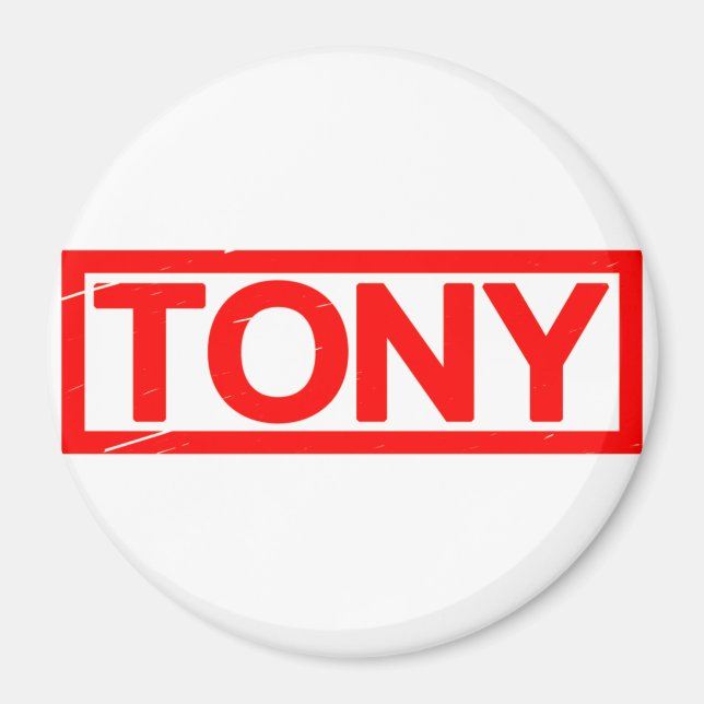 Tony Stamp Magnet (Front)