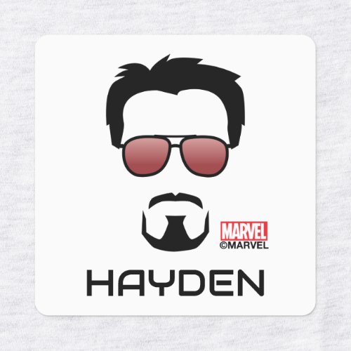 Tony Stark Hairstyle Icon With Aviator Sunglasses Kids Labels